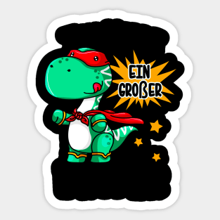 Kinder Dino Ich werde großer Bruder Jungen Sticker